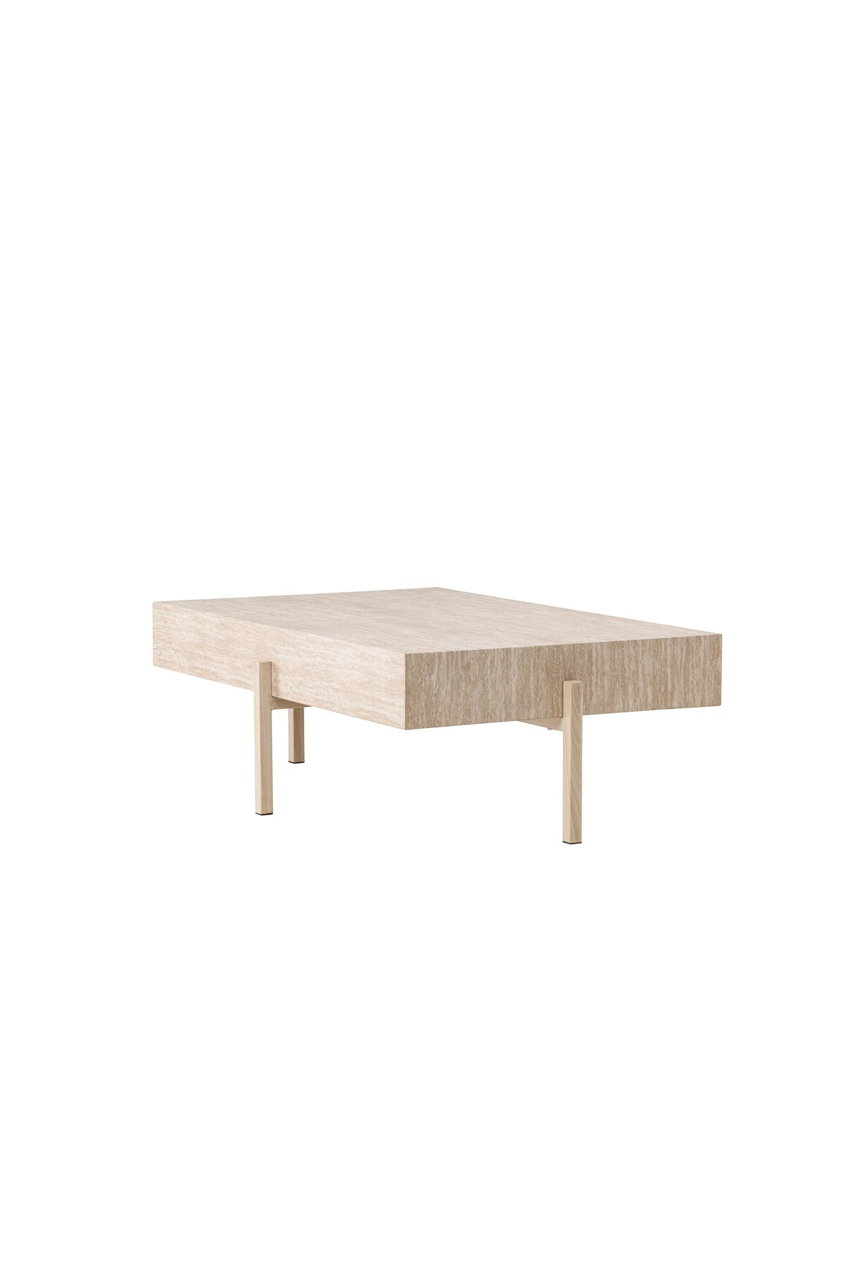Vadholmen Sofatisch 76x130 in Travertine look präsentiert im Onlineshop von KAQTU Design AG. Beistelltisch ist von Vind