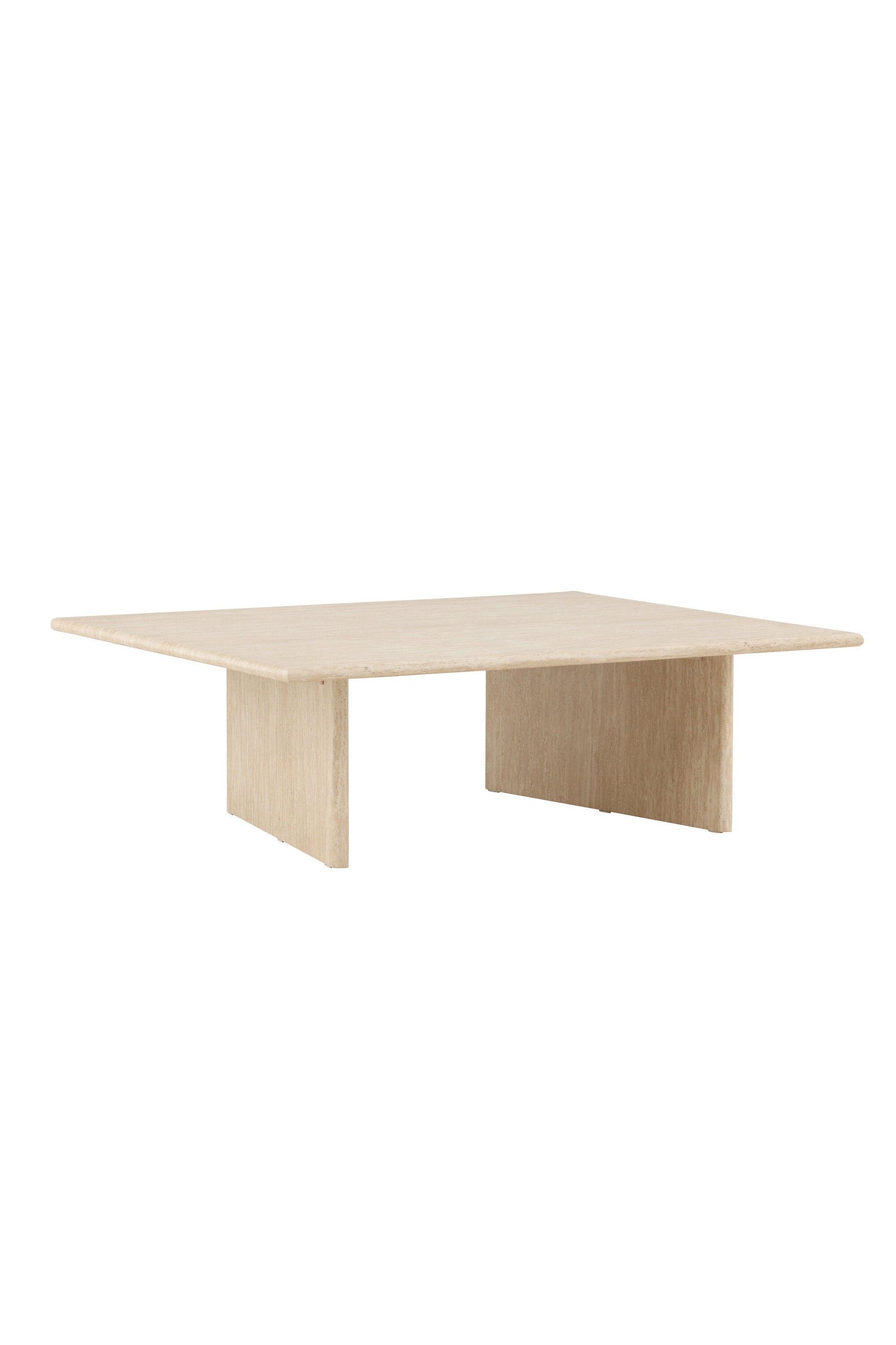 Skagen Sofatisch 100x120 in Travertine look präsentiert im Onlineshop von KAQTU Design AG. Beistelltisch ist von Vind