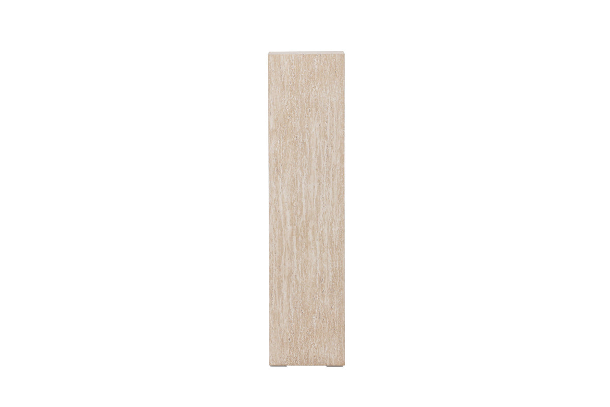 Ramsvik Sockel in Travertine look präsentiert im Onlineshop von KAQTU Design AG. Beistelltisch ist von Vind