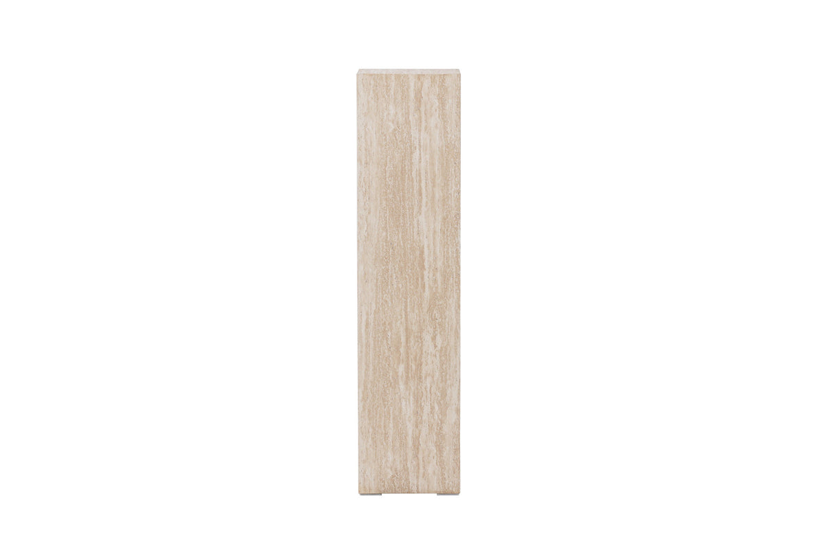 Ramsvik Sockel in Travertine look präsentiert im Onlineshop von KAQTU Design AG. Beistelltisch ist von Vind