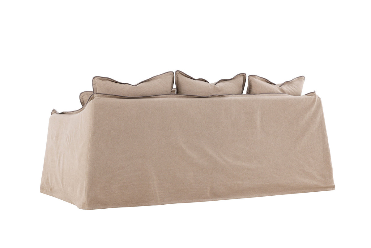 Oskarshamn 3 Seater Sofa in Beige/Brown präsentiert im Onlineshop von KAQTU Design AG. 3er Sofa ist von Vind