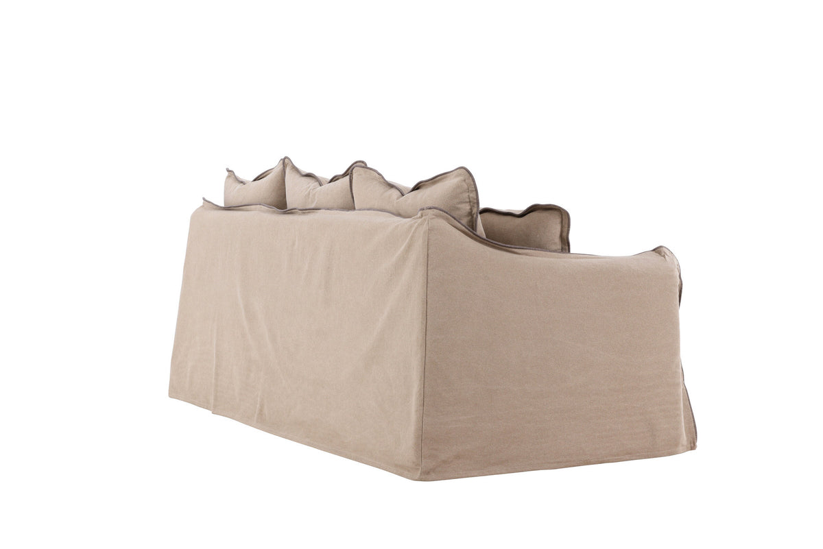 Oskarshamn 3 Seater Sofa in Beige/Brown präsentiert im Onlineshop von KAQTU Design AG. 3er Sofa ist von Vind