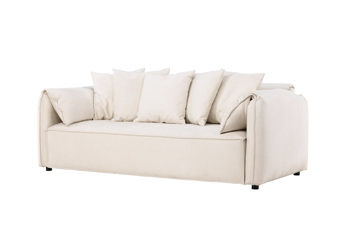 Torekov 3 Seater Sofa in Beige Mocca Look präsentiert im Onlineshop von KAQTU Design AG. 3er Sofa ist von Vind