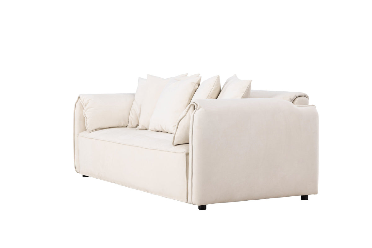 Torekov 3 Seater Sofa in Beige Mocca Look präsentiert im Onlineshop von KAQTU Design AG. 3er Sofa ist von Vind