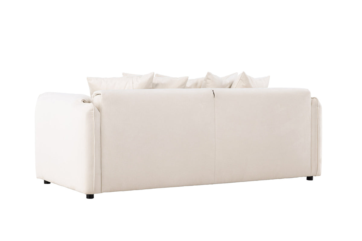 Torekov 3 Seater Sofa in Beige Mocca Look präsentiert im Onlineshop von KAQTU Design AG. 3er Sofa ist von Vind