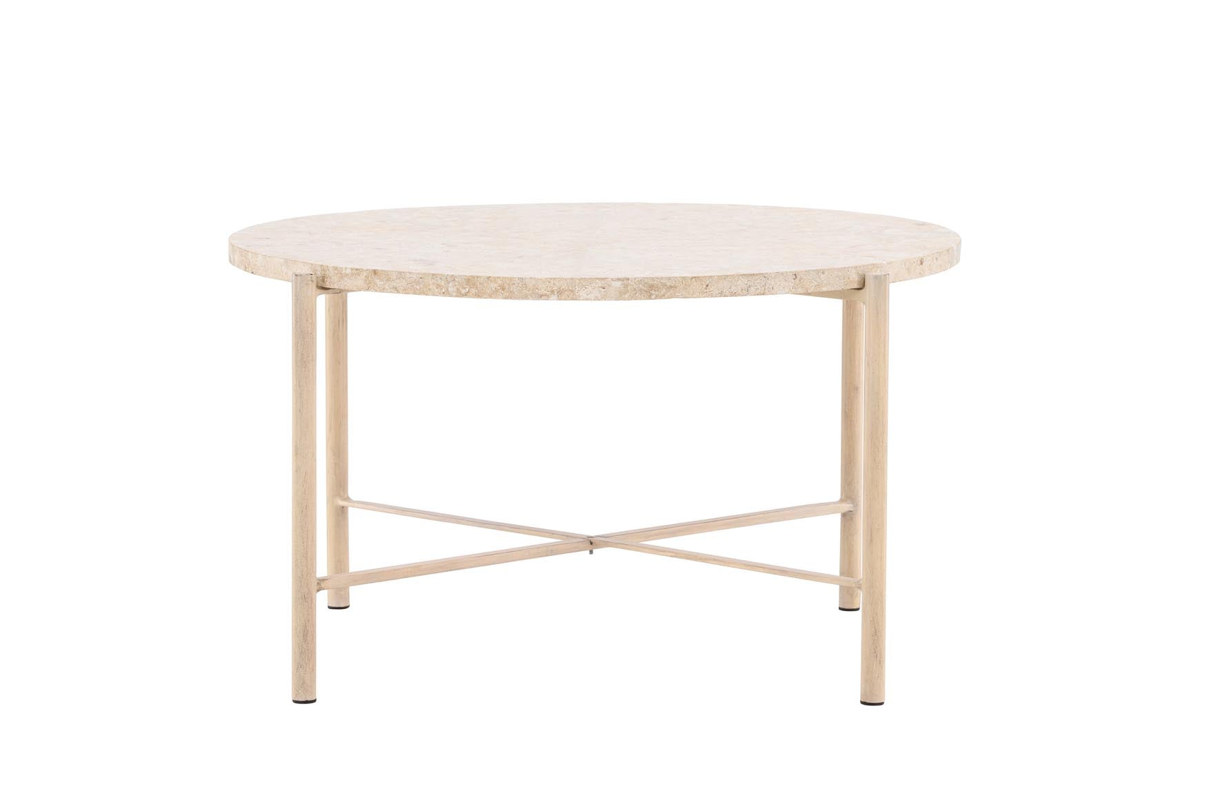 Entdecken Sie den Sandhamn Sofatisch von Vind: Robuste Eleganz aus pulverbeschichtetem Eisen, ideal für stilvolle Akzente in Ihrem Wohnraum oder Garten.