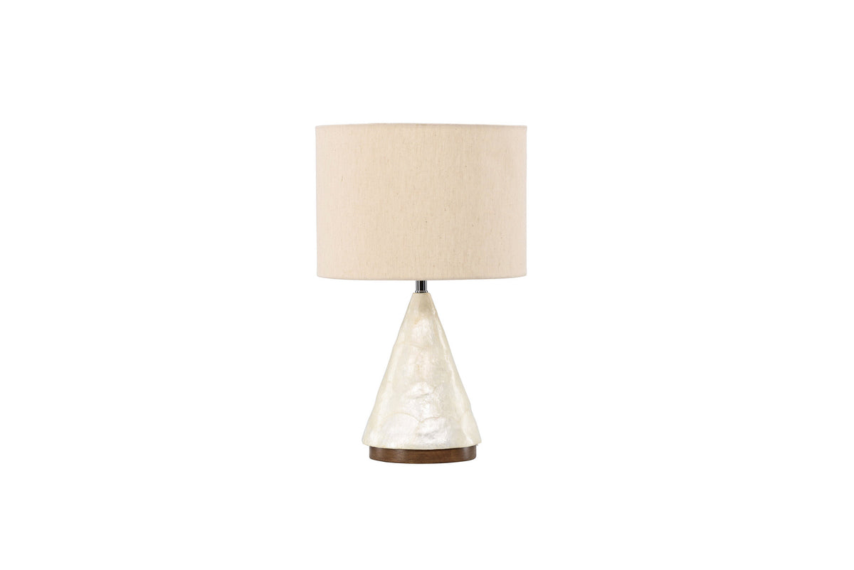 Donsö Tischleuchte ⌀35 in Capiz / Natural präsentiert im Onlineshop von KAQTU Design AG. Tischleuchte ist von Vind