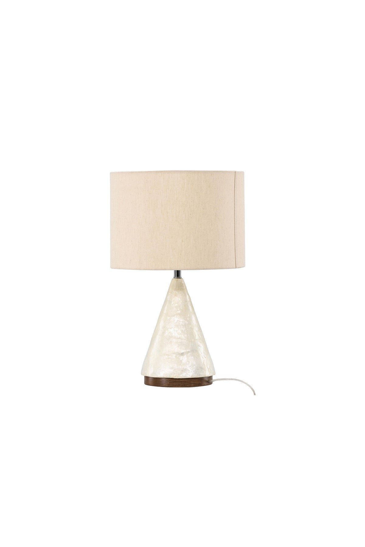 Donsö Tischleuchte ⌀35 in Capiz / Natural präsentiert im Onlineshop von KAQTU Design AG. Tischleuchte ist von Vind