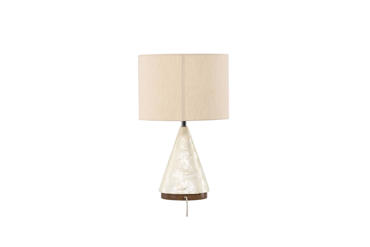 Donsö Tischleuchte ⌀35 in Capiz / Natural präsentiert im Onlineshop von KAQTU Design AG. Tischleuchte ist von Vind