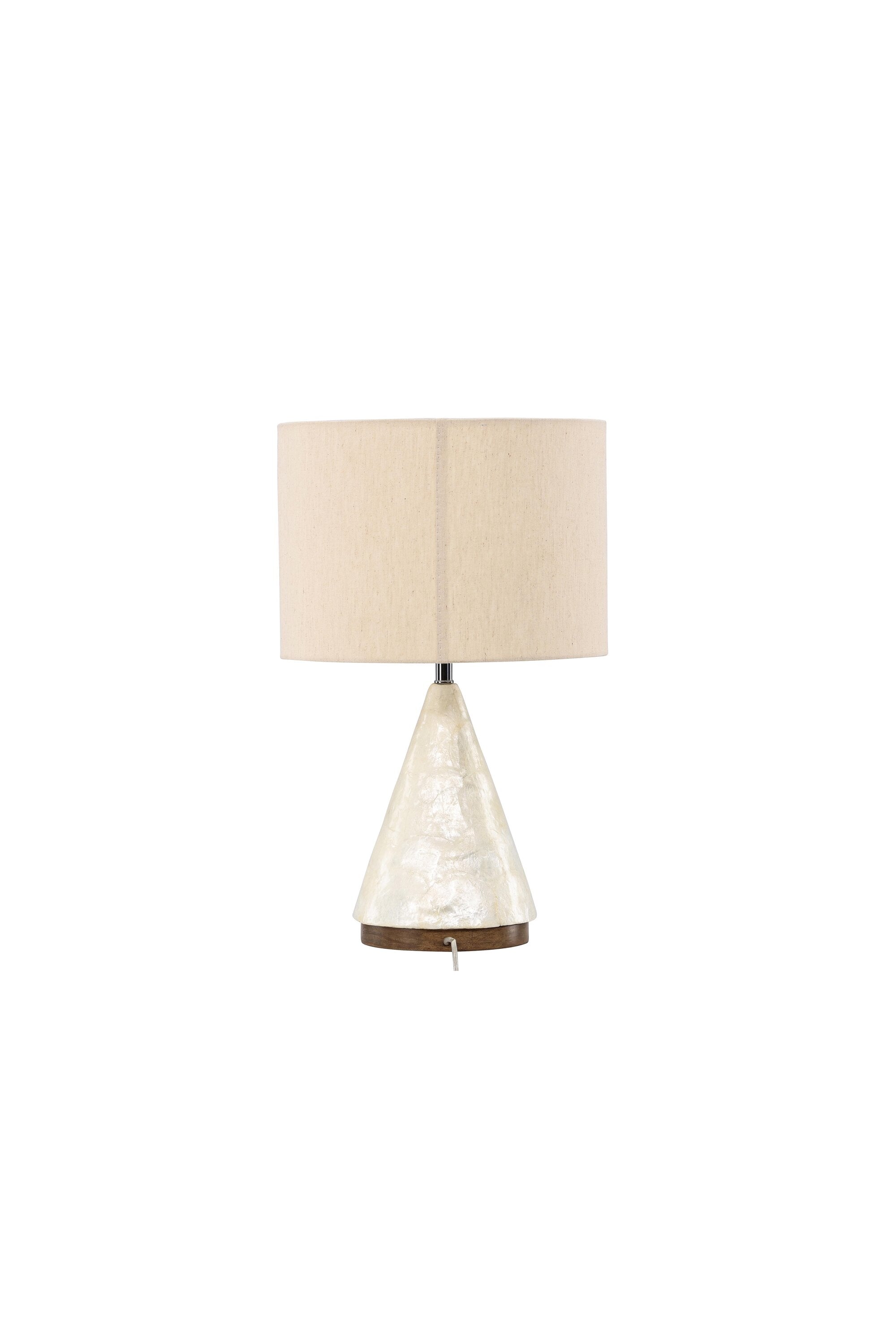 Donsö Tischleuchte ⌀35 in Capiz / Natural präsentiert im Onlineshop von KAQTU Design AG. Tischleuchte ist von Vind