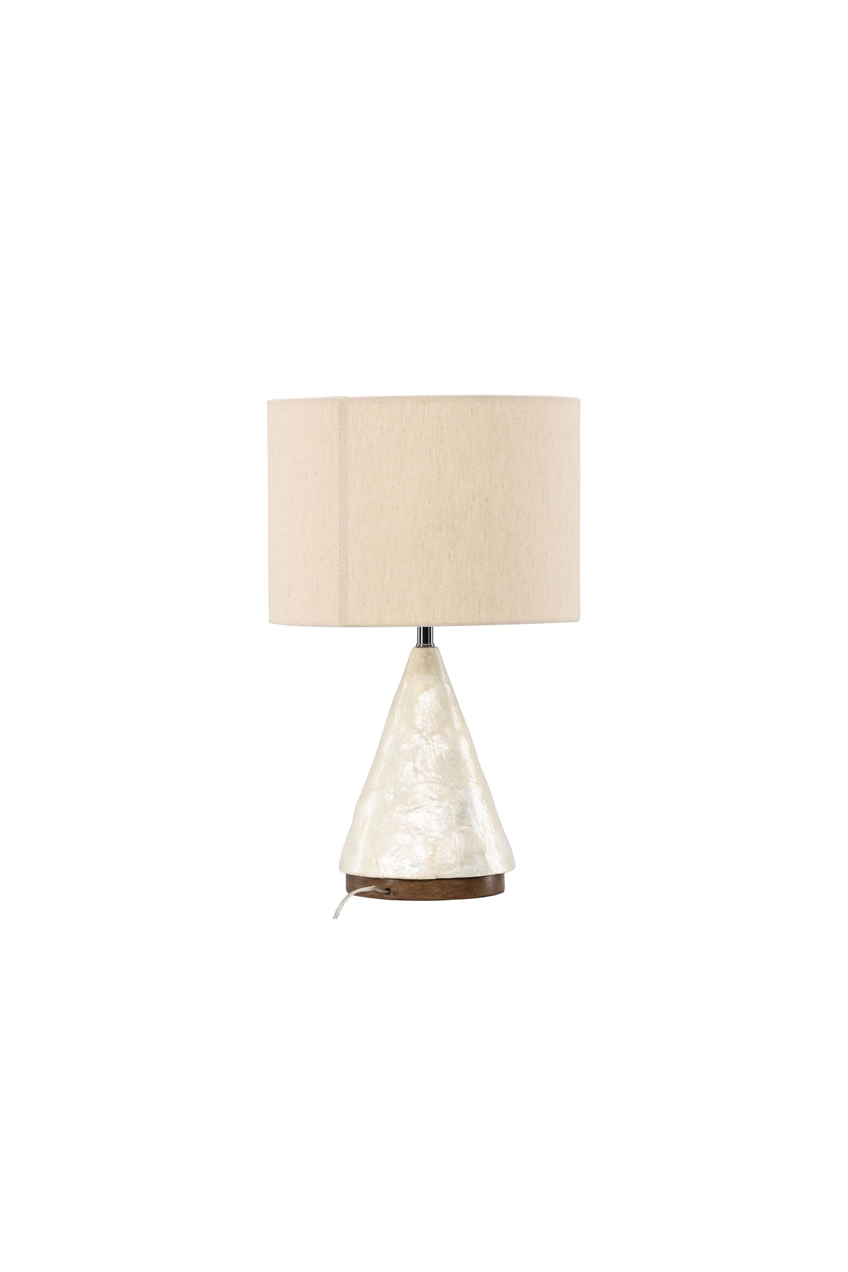 Donsö Tischleuchte ⌀35 in Capiz / Natural präsentiert im Onlineshop von KAQTU Design AG. Tischleuchte ist von Vind