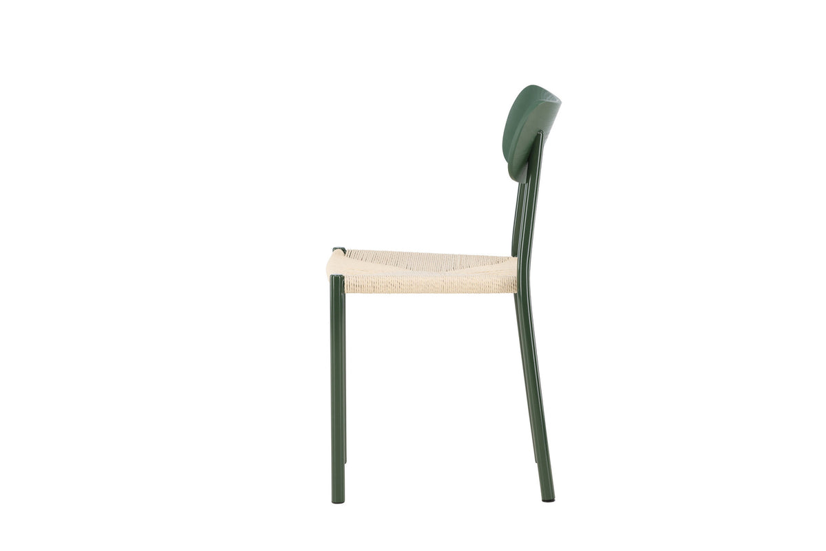 Polly Esszimmerstuhl in Grün präsentiert im Onlineshop von KAQTU Design AG. Stuhl ist von Venture Home