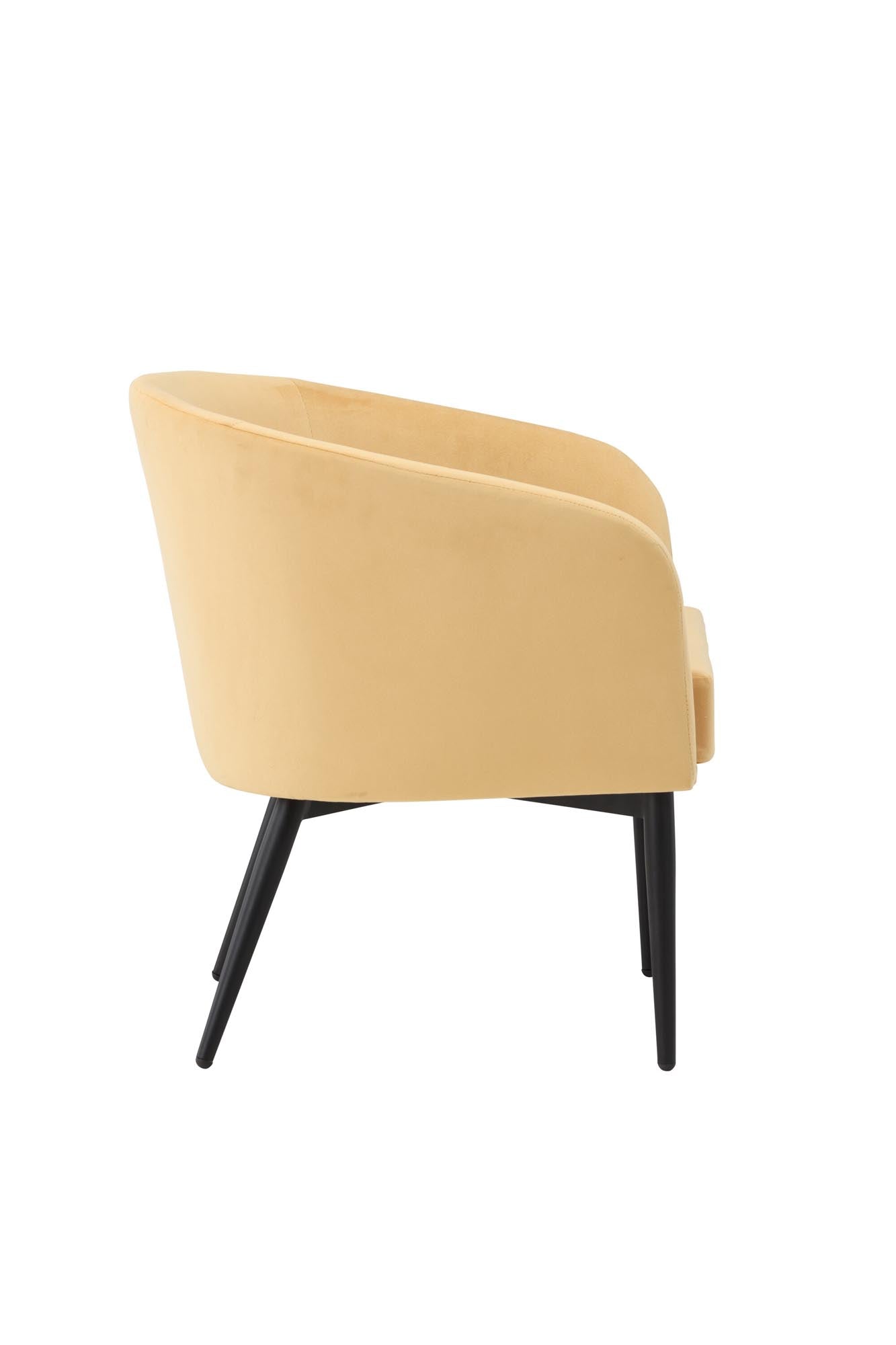Fluffy Arm Chair in Gelb präsentiert im Onlineshop von KAQTU Design AG. Sessel ist von Venture Home