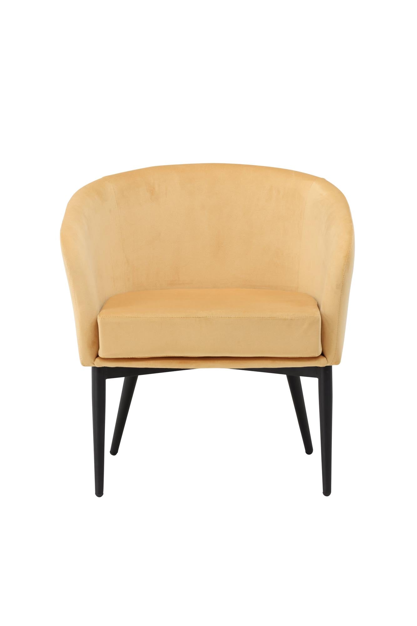 Genießen Sie den Fluffy Arm Chair von Venture Home – ein eleganter Sessel mit weichem Samt, der Komfort und Stil in Ihr Zuhause bringt.