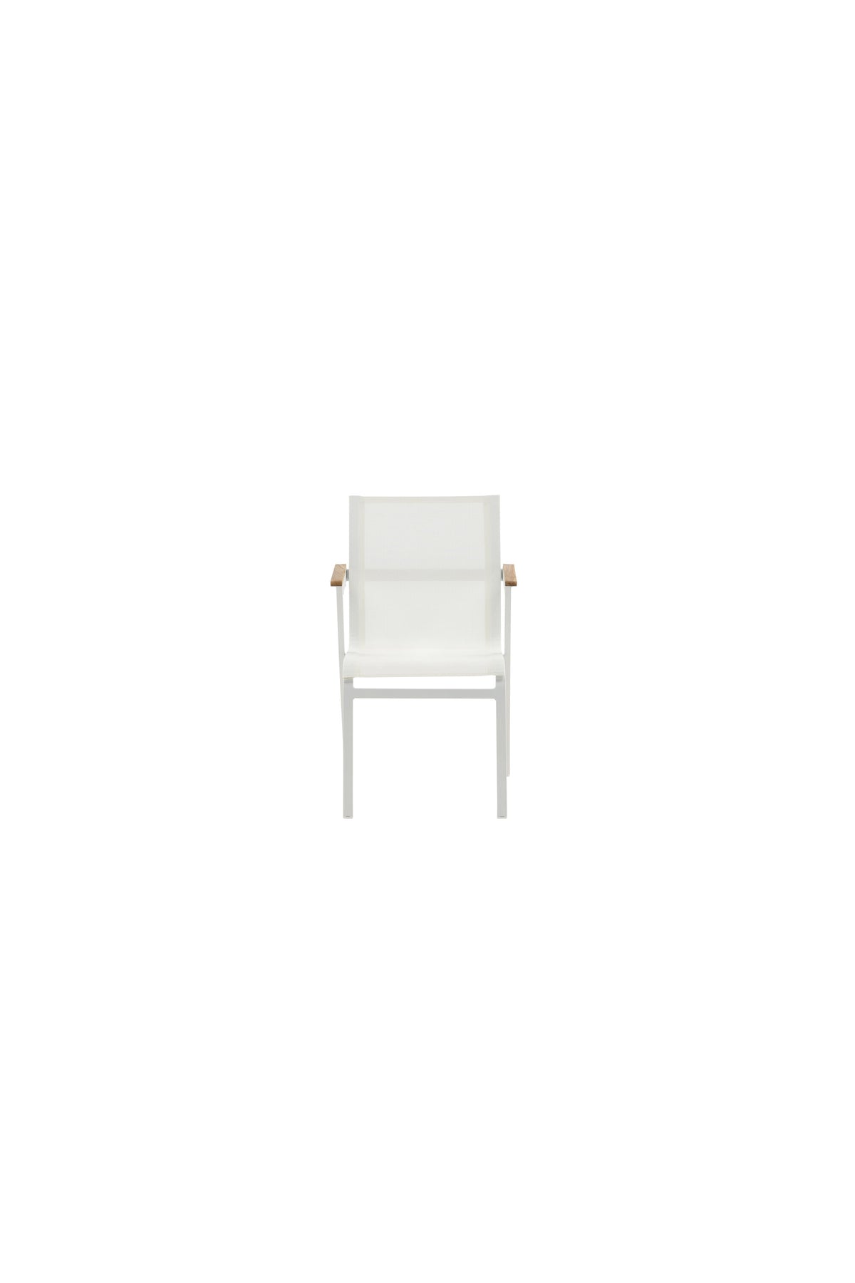 Mexiko Gartenstuhl in Weiss präsentiert im Onlineshop von KAQTU Design AG. Gartenstuhl mit Armlehnen ist von Venture Home