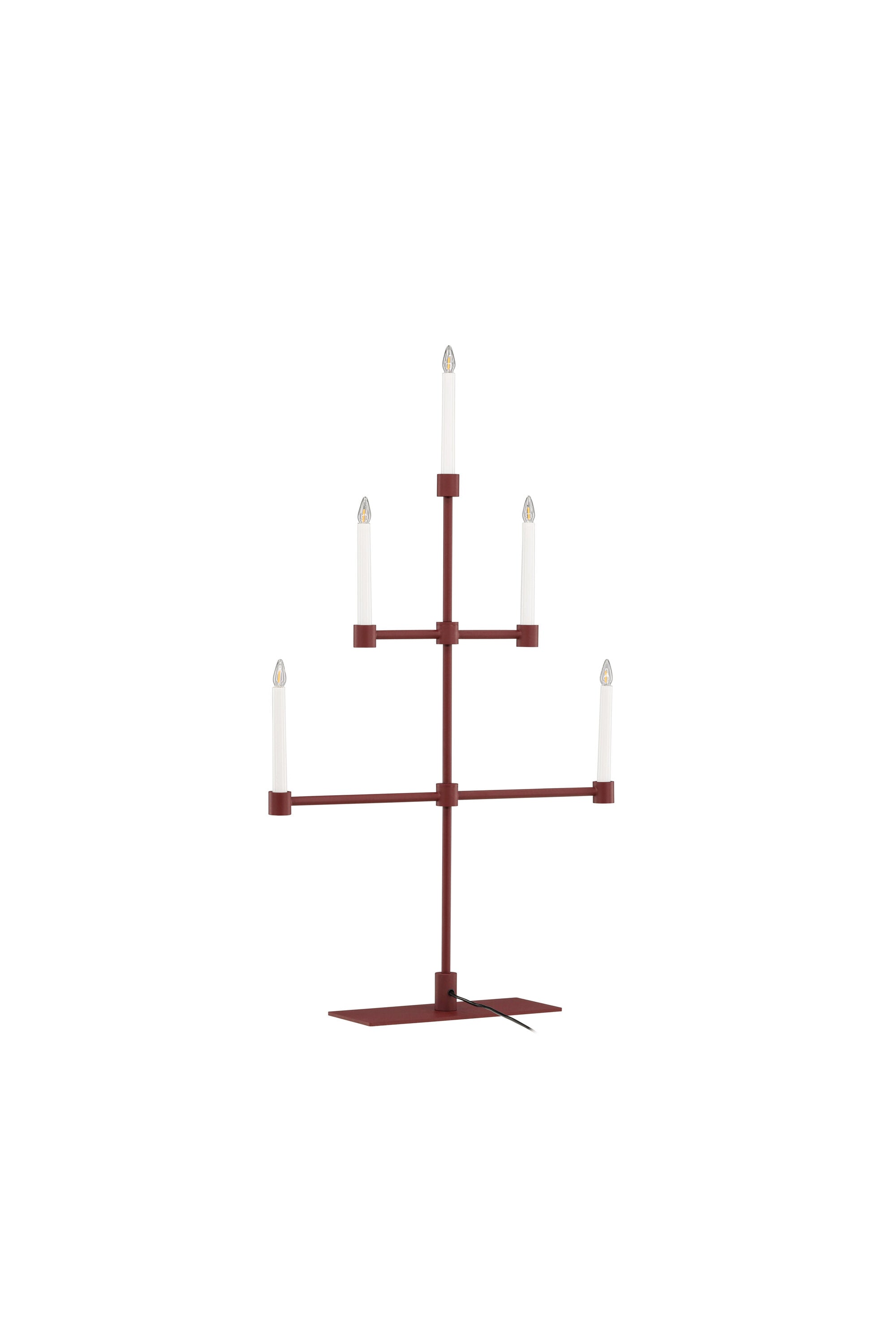 Avoriaz Tischleuchte in Rot-Weiss präsentiert im Onlineshop von KAQTU Design AG. Tischleuchte ist von Venture Home