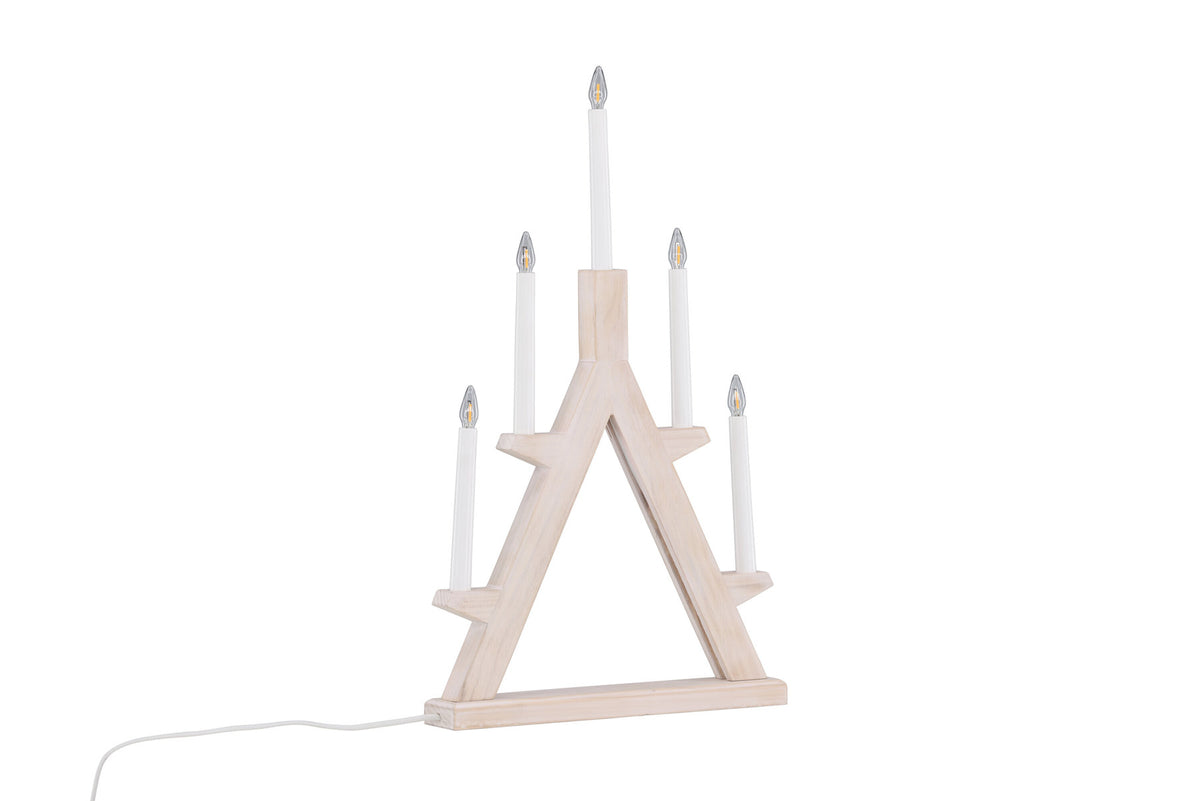 Val Thorens Tischleuchte in Whitewash/Pine präsentiert im Onlineshop von KAQTU Design AG. Tischleuchte ist von Venture Home