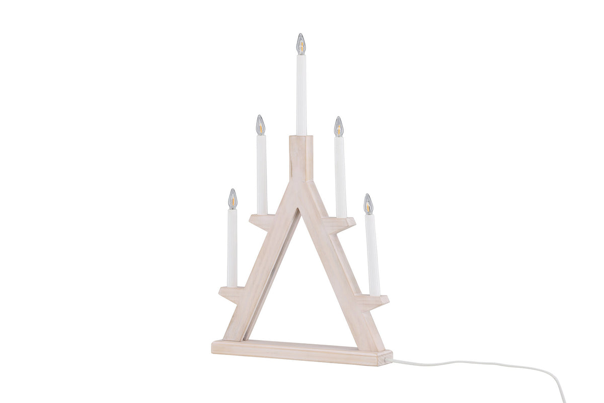 Val Thorens Tischleuchte in Whitewash/Pine präsentiert im Onlineshop von KAQTU Design AG. Tischleuchte ist von Venture Home