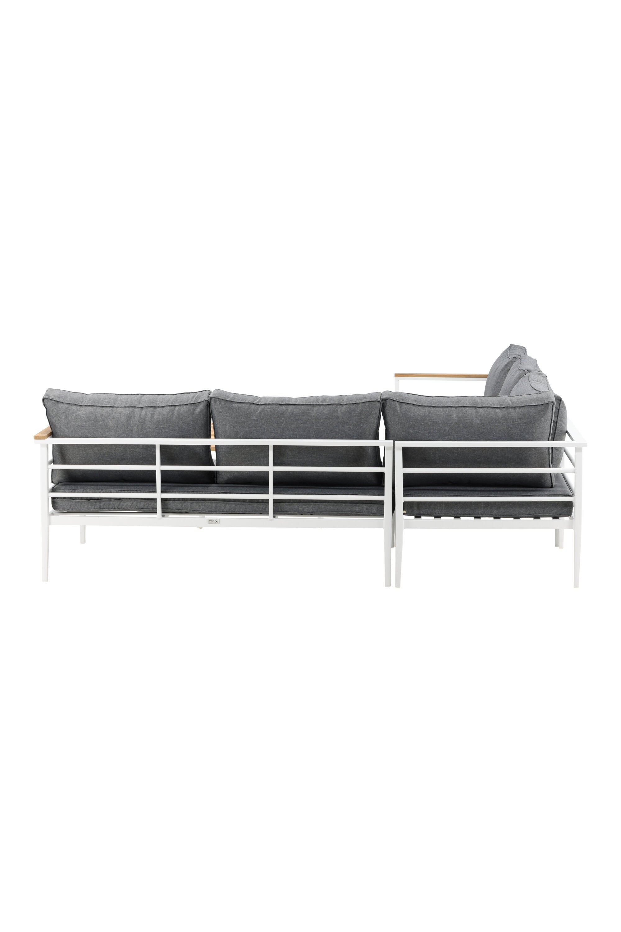 Mexiko Ecksofa Outdoorset 80cm in Weiss präsentiert im Onlineshop von KAQTU Design AG. Loungeset ist von Venture Home