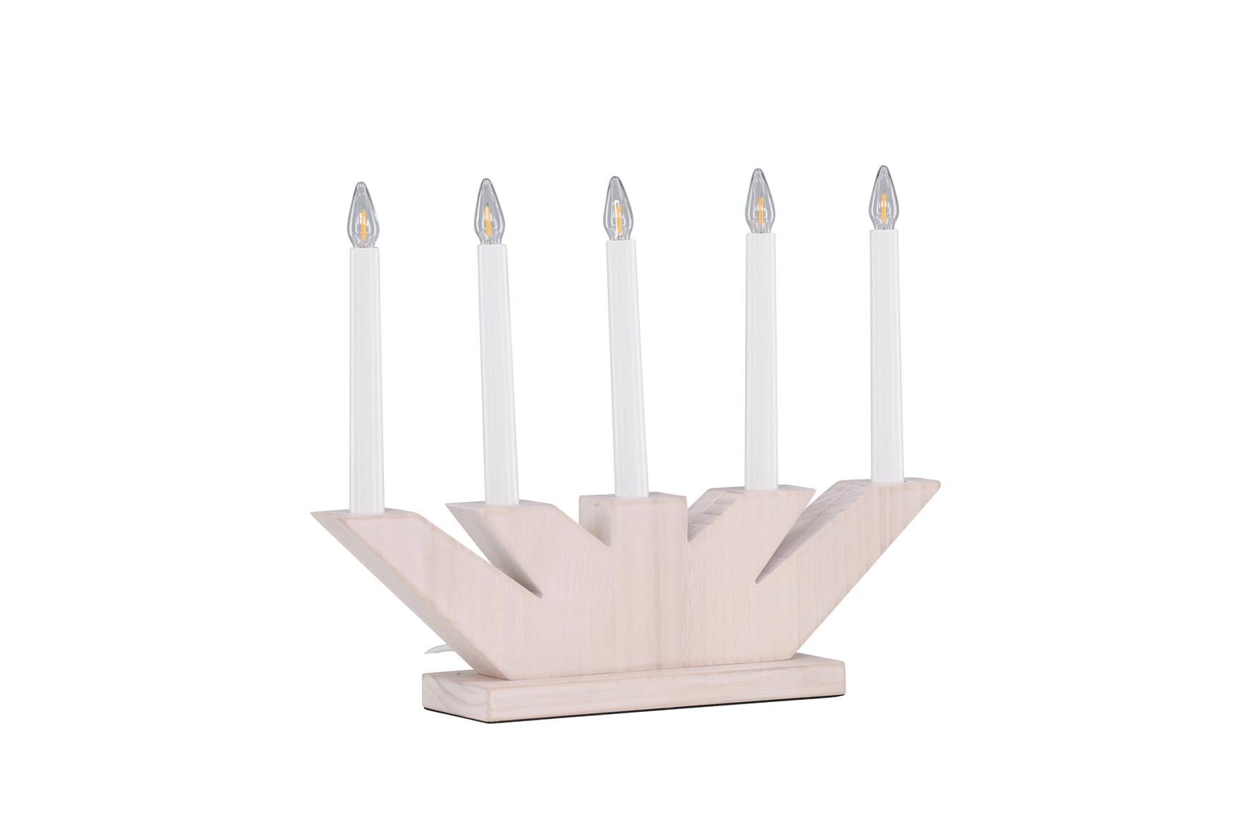 Elegante Verbier Tischleuchte von Vind: Zeitloses Design aus Holz & Glas.