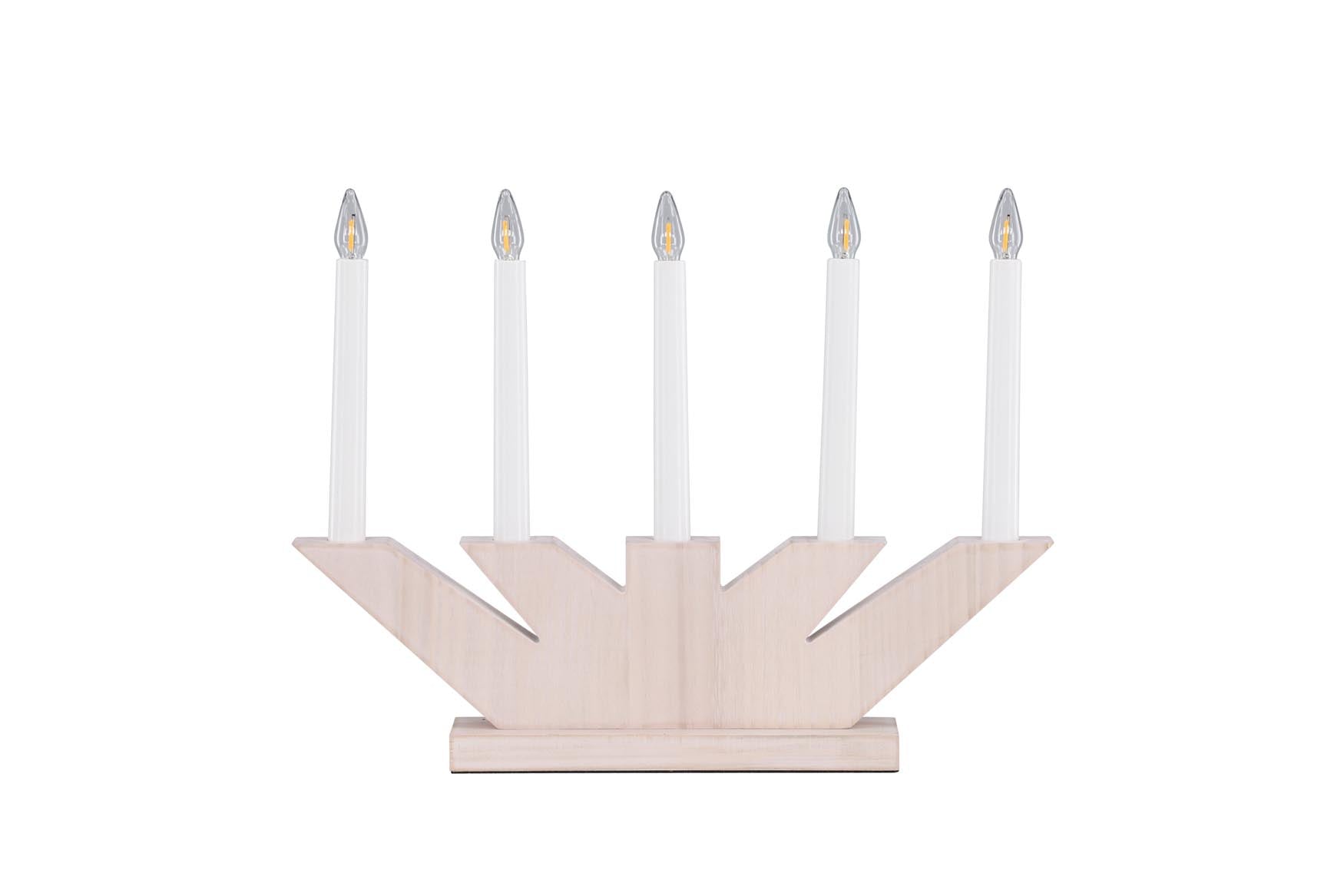 Stilvolle Verbier Tischleuchte: Harmonische Kombination aus Glas & Holz.