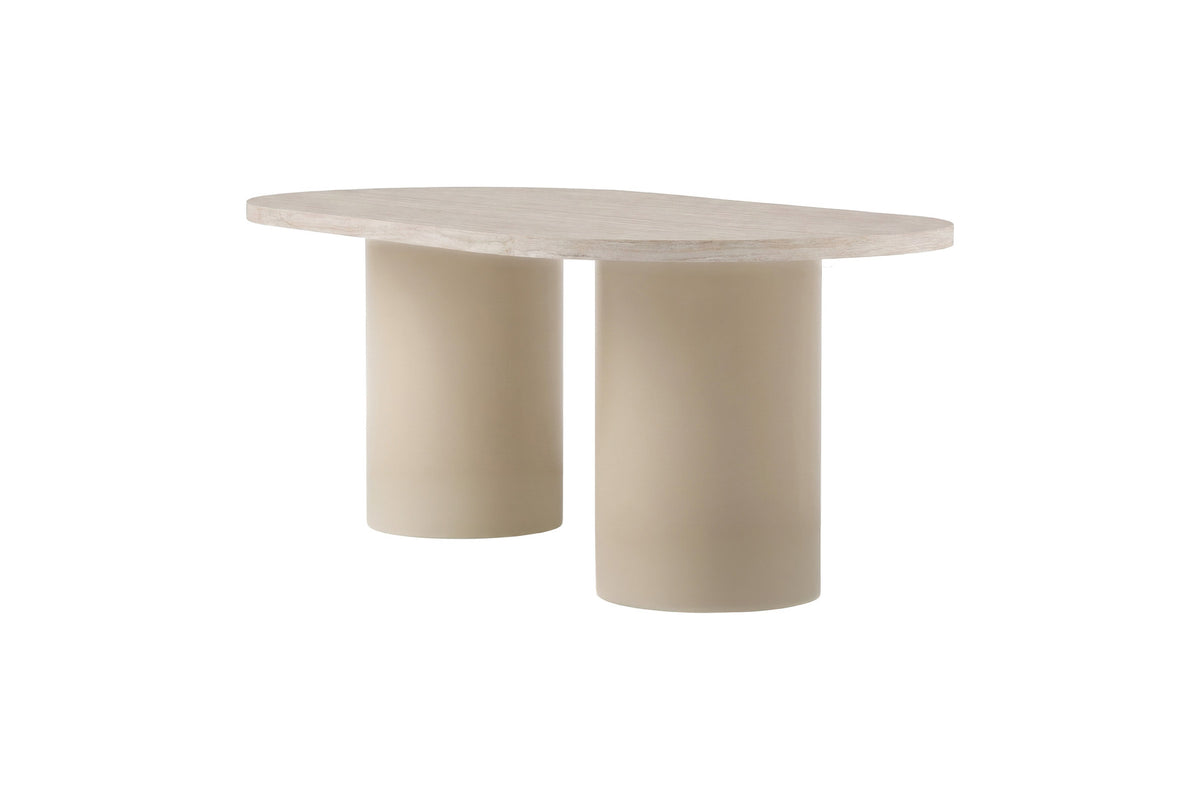 Narvik Esstisch in Beige präsentiert im Onlineshop von KAQTU Design AG. Esstisch ist von Venture Home