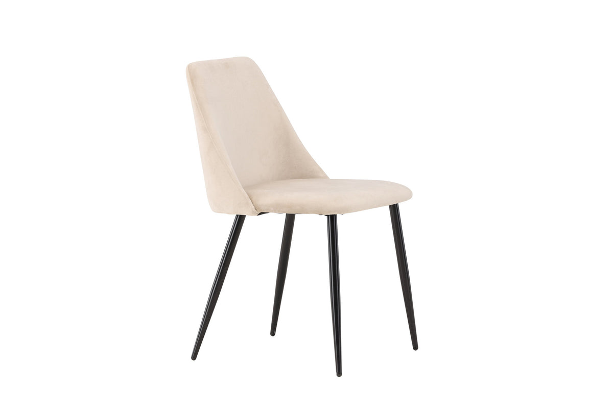 Nacht Esszimmerstuhl in Beige präsentiert im Onlineshop von KAQTU Design AG. Stuhl ist von Venture Home