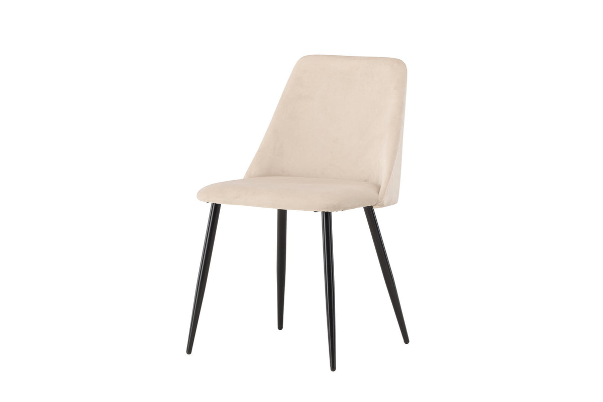 Nacht Esszimmerstuhl in Beige präsentiert im Onlineshop von KAQTU Design AG. Stuhl ist von Venture Home