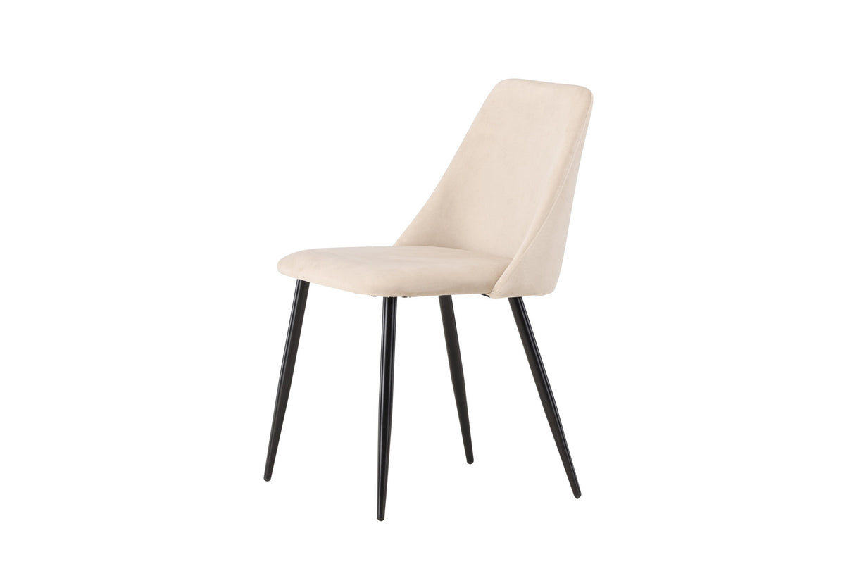 Nacht Esszimmerstuhl in Beige präsentiert im Onlineshop von KAQTU Design AG. Stuhl ist von Venture Home