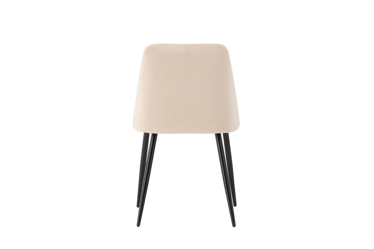 Nacht Esszimmerstuhl in Beige präsentiert im Onlineshop von KAQTU Design AG. Stuhl ist von Venture Home