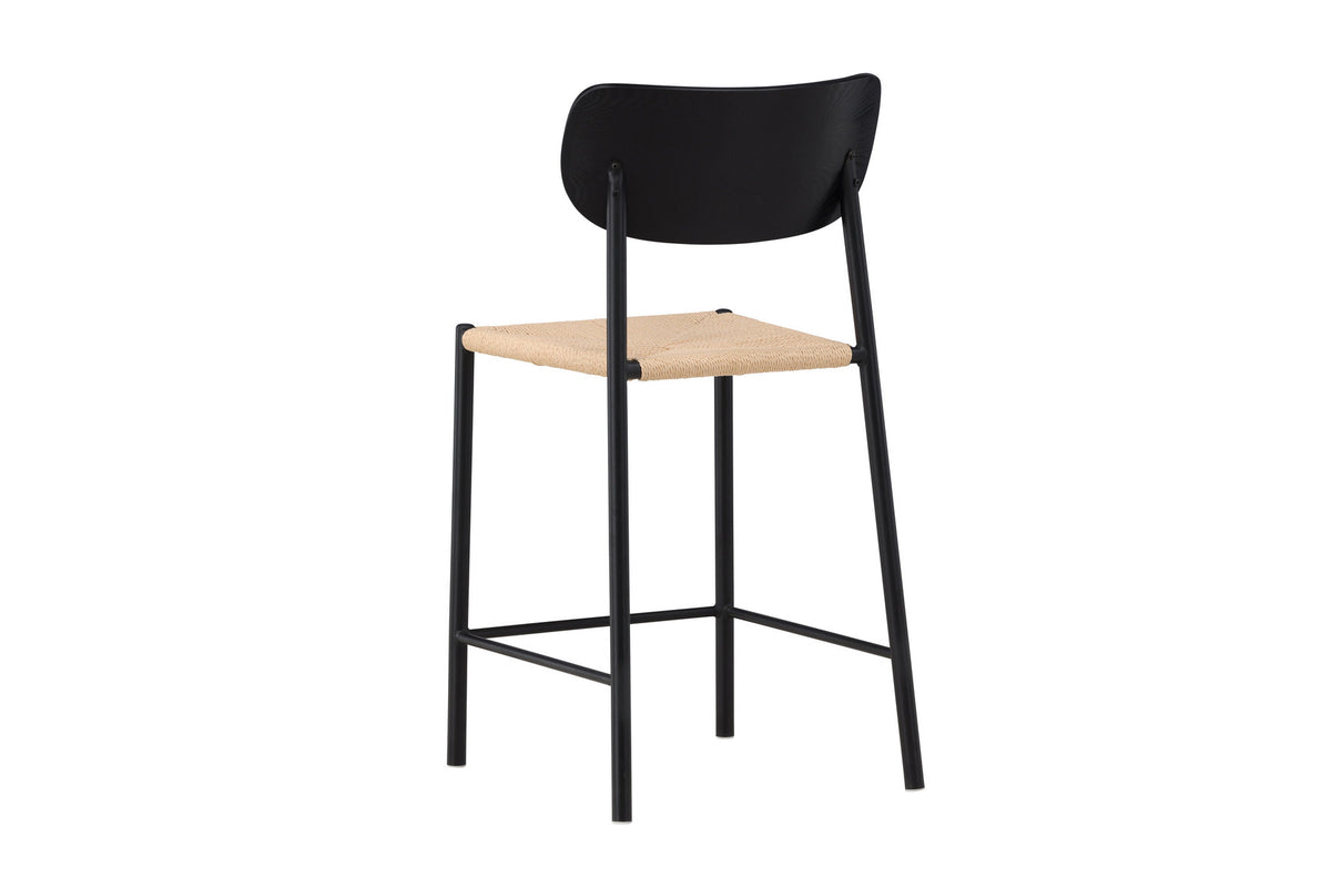Polly Barstuhl in Schwarz präsentiert im Onlineshop von KAQTU Design AG. Barstuhl ist von Venture Home