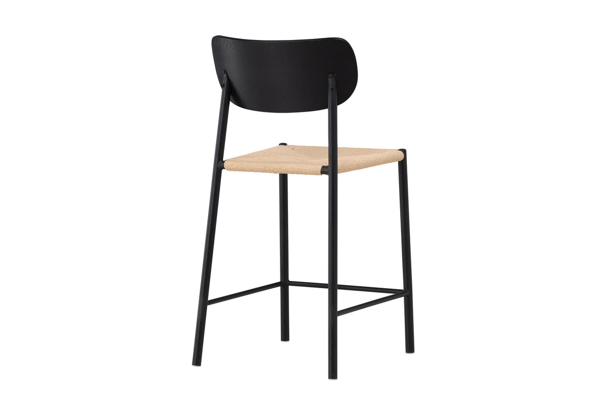 Polly Barstuhl in Schwarz präsentiert im Onlineshop von KAQTU Design AG. Barstuhl ist von Venture Home