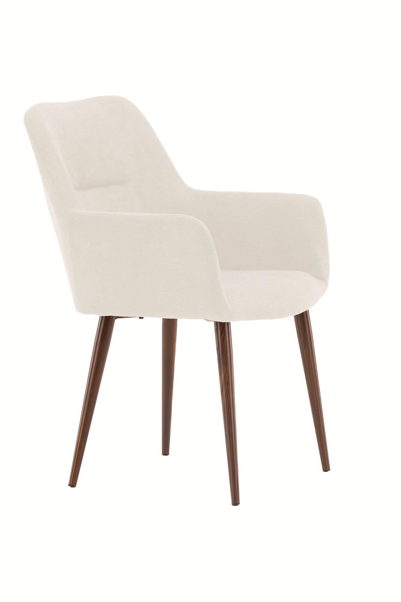 Entdecken Sie den Tomorrow Esszimmerstuhl von Venture Home – ein stilvoller Stuhl mit Armlehnen, der Komfort und modernes Design in Ihr Zuhause bringt.