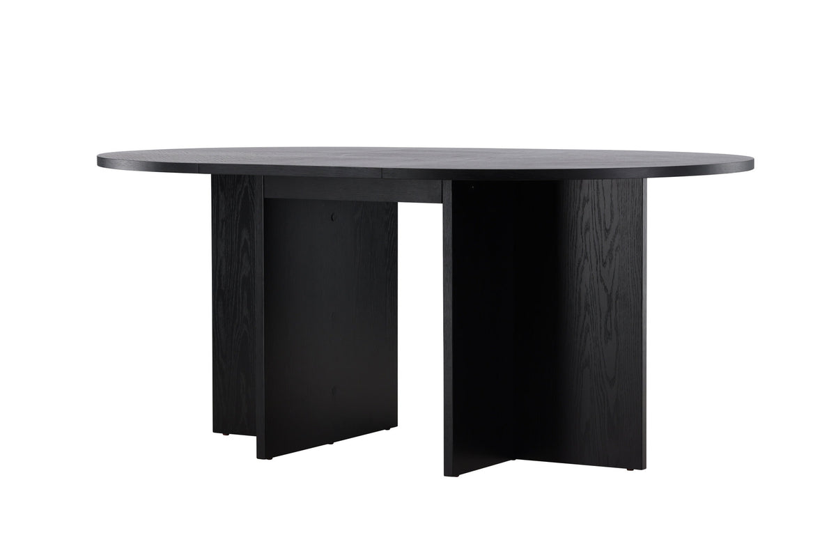 Rechteckiger Esstisch Strada in Schwarz präsentiert im Onlineshop von KAQTU Design AG. Esstisch ist von Venture Home