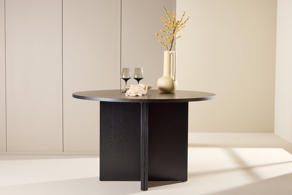 Rechteckiger Esstisch Strada in Schwarz präsentiert im Onlineshop von KAQTU Design AG. Esstisch ist von Venture Home