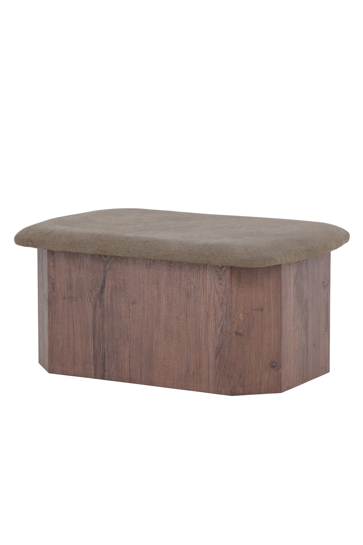 Todd Ottoman in Braun präsentiert im Onlineshop von KAQTU Design AG. Ottoman ist von Venture Home