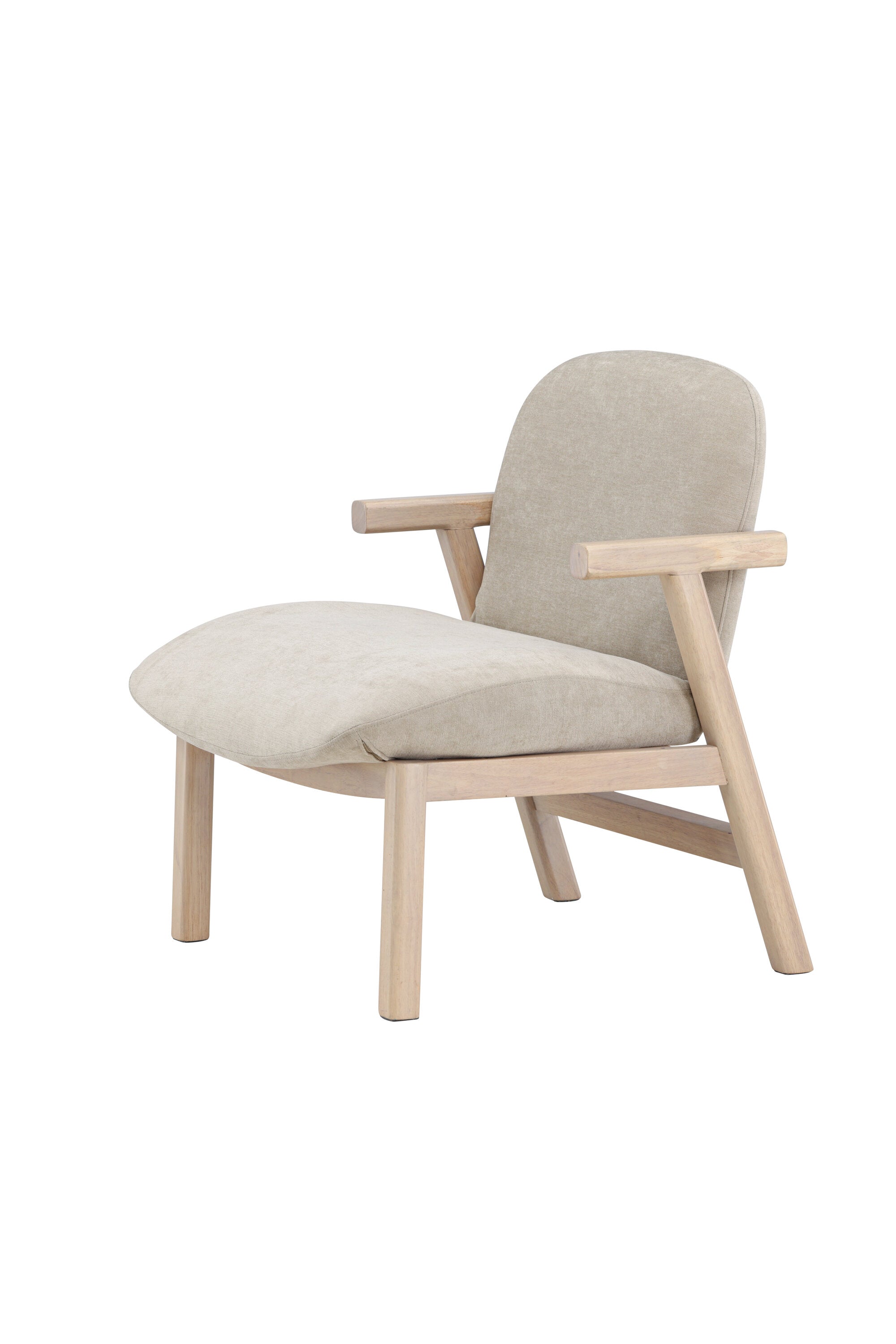 Rile Sessel in Weisswasch präsentiert im Onlineshop von KAQTU Design AG. Sessel ist von Venture Home