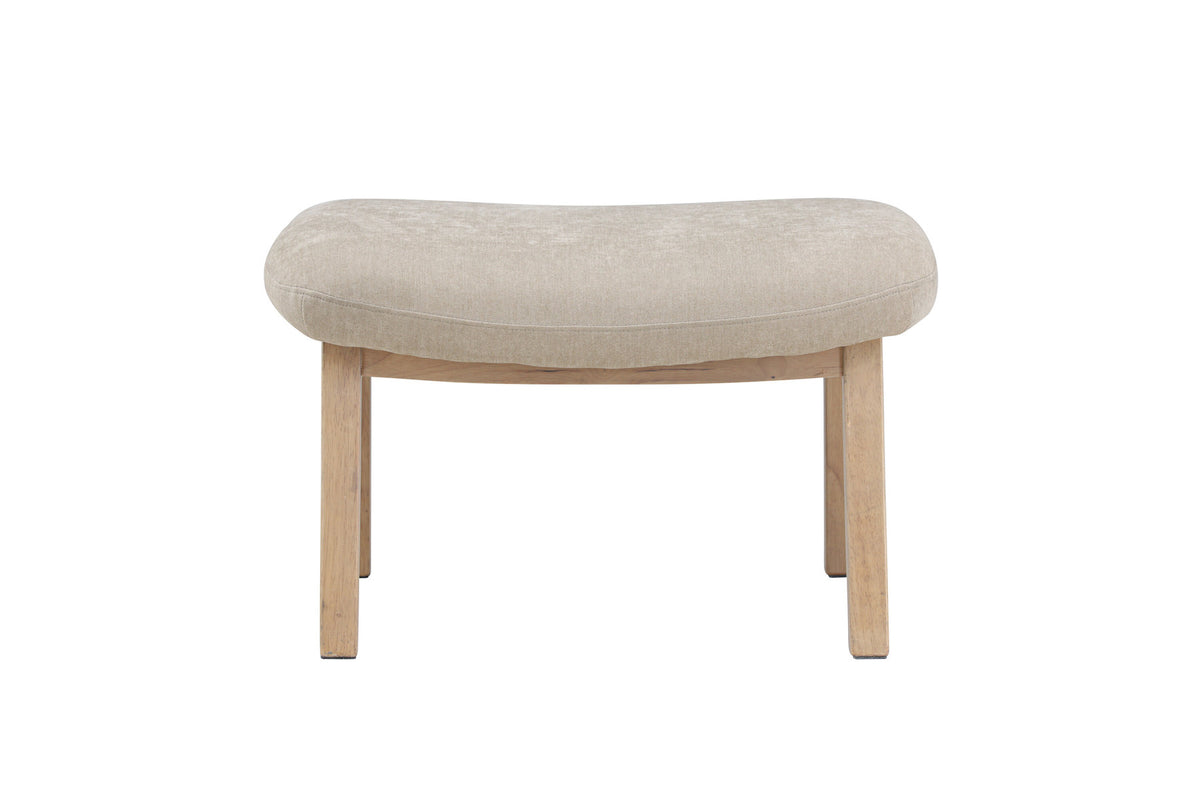 Rile Ottoman in Beige präsentiert im Onlineshop von KAQTU Design AG. ist von Venture Home