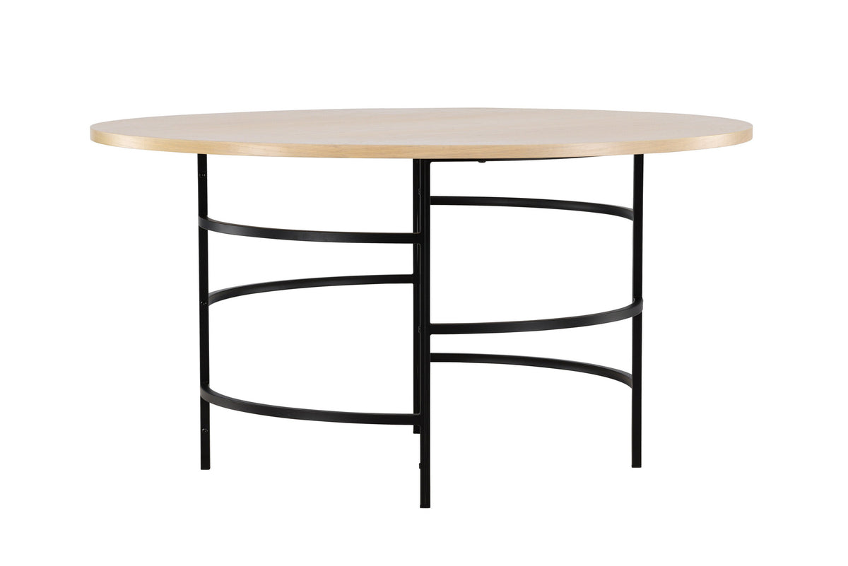 Copenhagen Esstisch in Whitewash/Schwarz präsentiert im Onlineshop von KAQTU Design AG. Esstisch ist von Venture Home