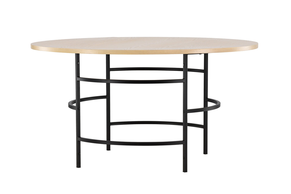 Copenhagen Esstisch in Whitewash/Schwarz präsentiert im Onlineshop von KAQTU Design AG. Esstisch ist von Venture Home