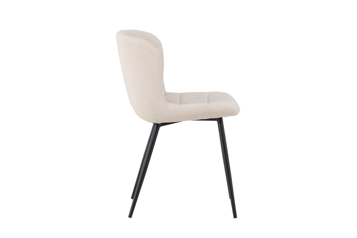 Lily Esszimmerstuhl in Beige präsentiert im Onlineshop von KAQTU Design AG. Stuhl ist von Venture Home