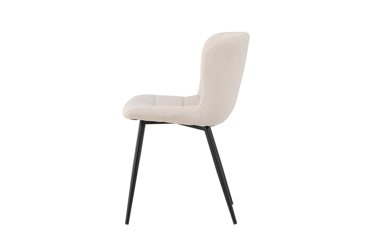 Lily Esszimmerstuhl in Beige präsentiert im Onlineshop von KAQTU Design AG. Stuhl ist von Venture Home