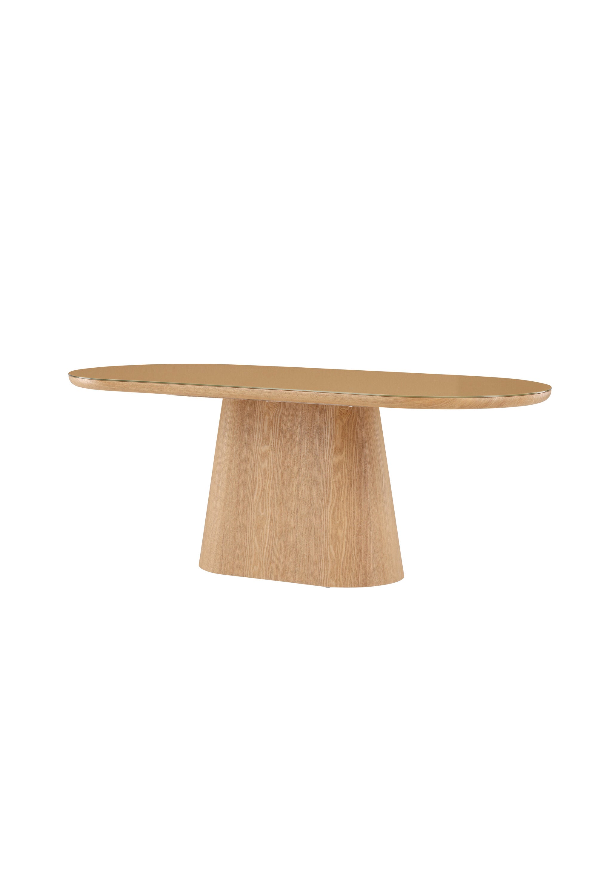 Moderner ovaler Esstisch Castor von Venture Home, perfekt für stilvolle Esszimmer, vereint Design und praktische Nutzung.