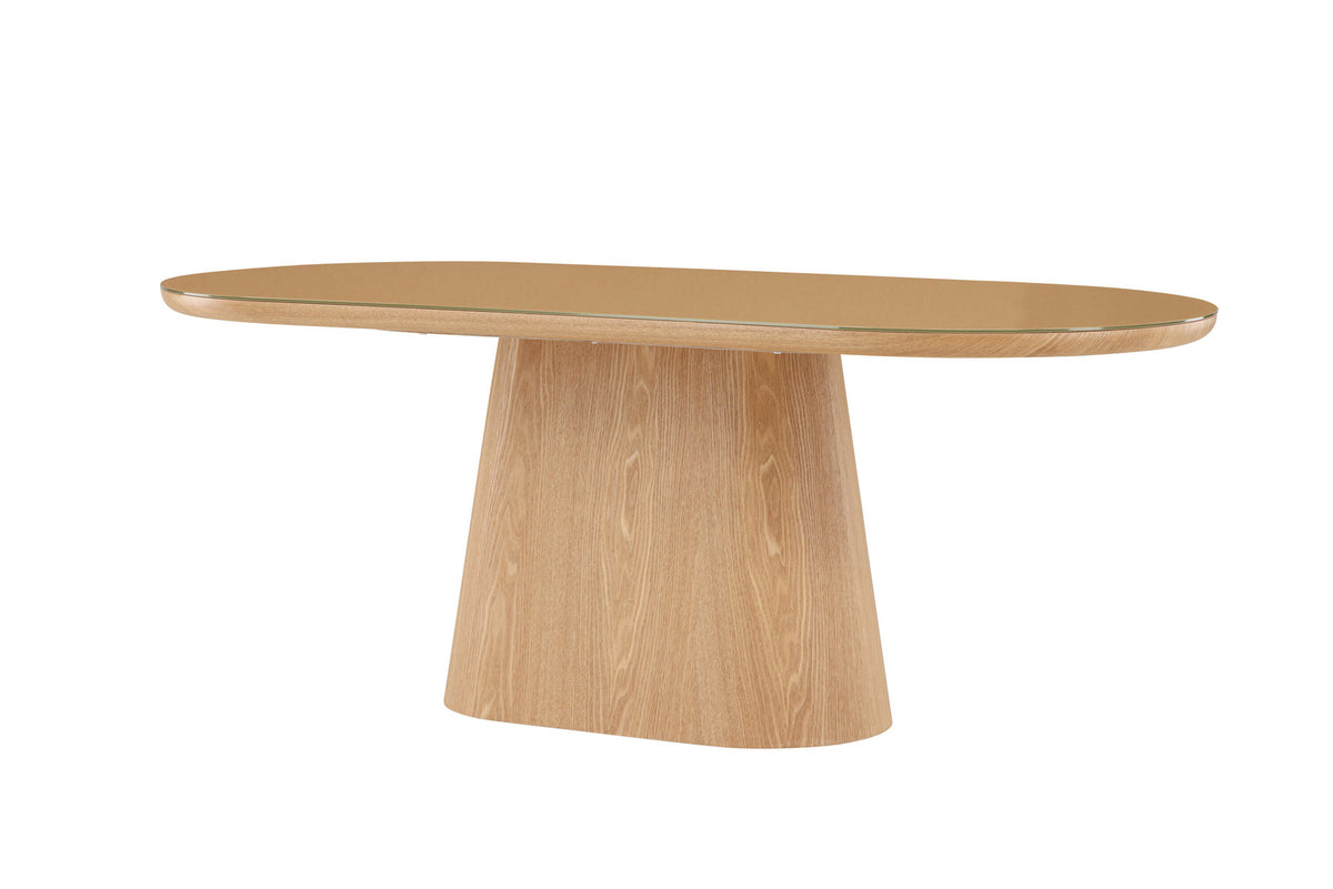 Castor ovaler Esstisch in Nature präsentiert im Onlineshop von KAQTU Design AG. Esstisch ist von Venture Home
