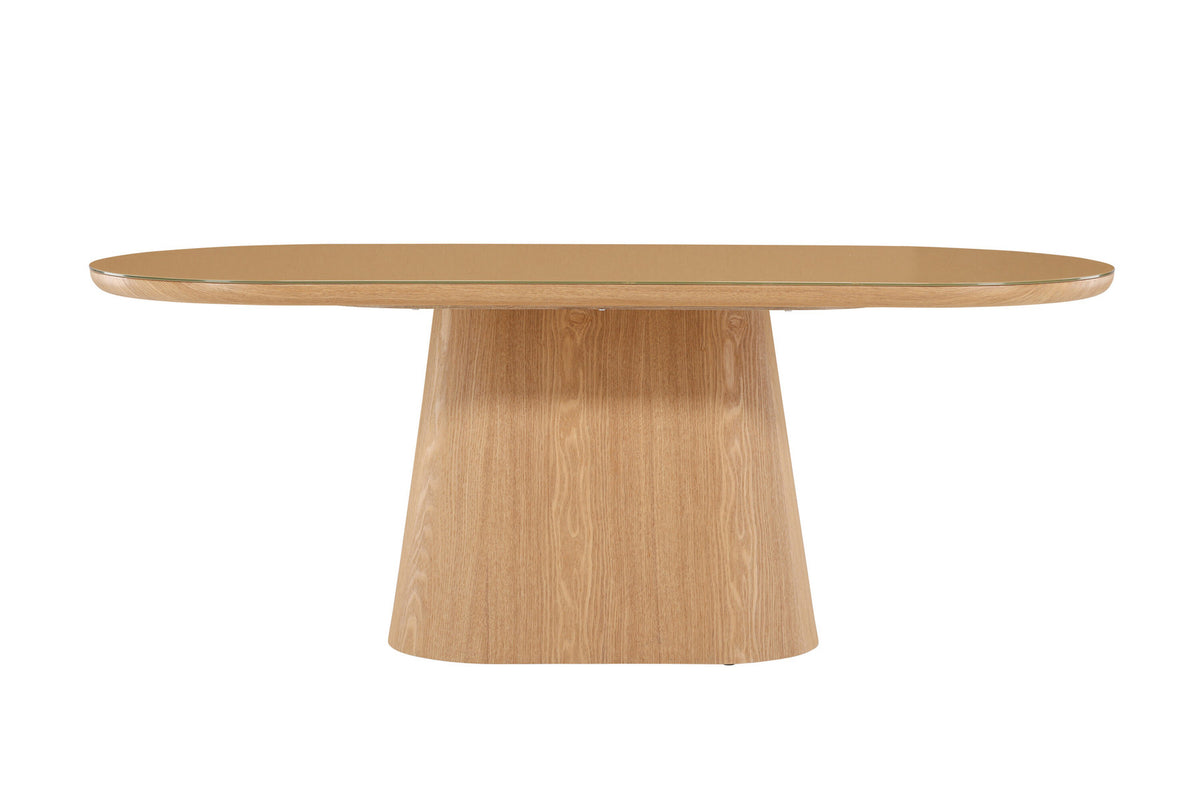 Castor ovaler Esstisch in Nature präsentiert im Onlineshop von KAQTU Design AG. Esstisch ist von Venture Home