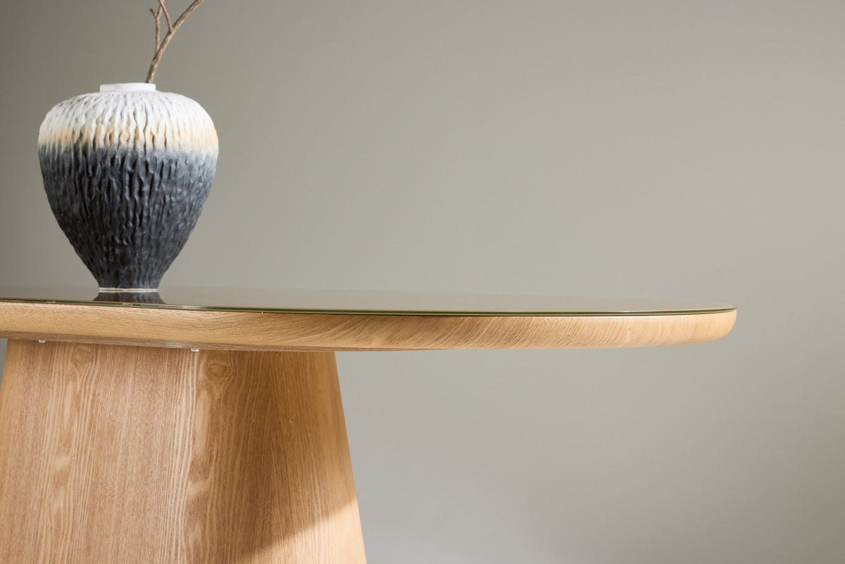 Castor ovaler Esstisch in Nature präsentiert im Onlineshop von KAQTU Design AG. Esstisch ist von Venture Home