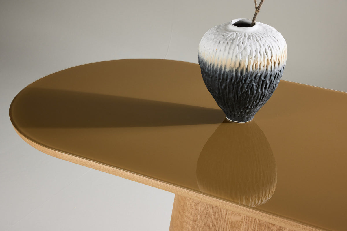 Castor ovaler Esstisch in Nature präsentiert im Onlineshop von KAQTU Design AG. Esstisch ist von Venture Home