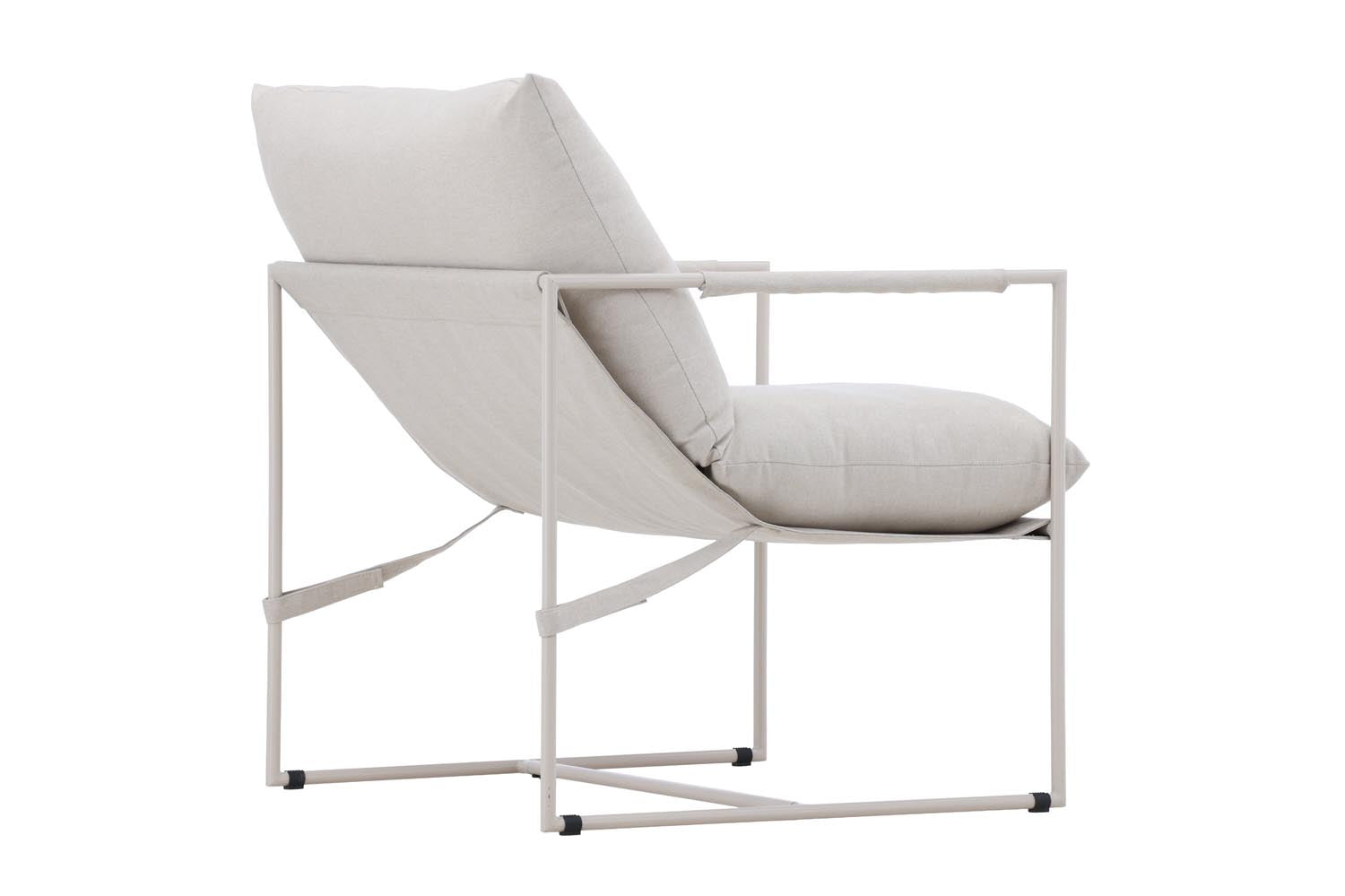 Joline Armlehnstuhl in Beige präsentiert im Onlineshop von KAQTU Design AG. Stuhl mit Armlehne ist von Venture Home