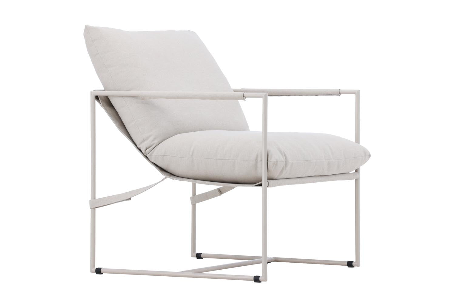 Joline Armlehnstuhl in Beige präsentiert im Onlineshop von KAQTU Design AG. Stuhl mit Armlehne ist von Venture Home