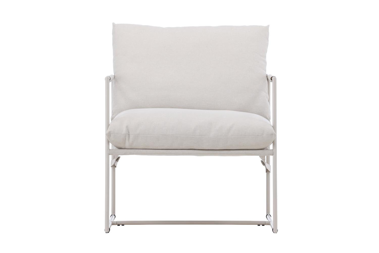 Joline Armlehnstuhl in Beige präsentiert im Onlineshop von KAQTU Design AG. Stuhl mit Armlehne ist von Venture Home